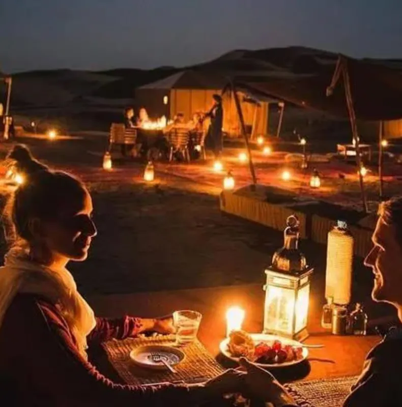 Camel ride in Agafay Desert