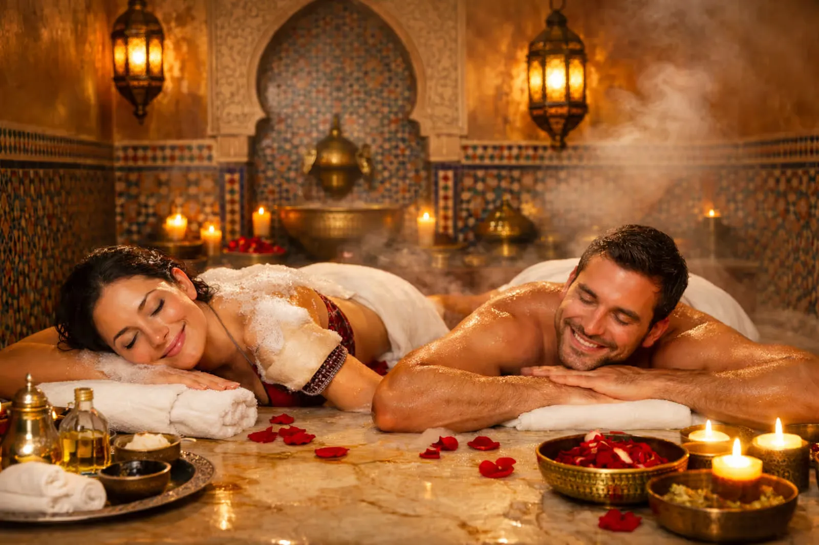 Traditional hammam and massage experience in Marrakech