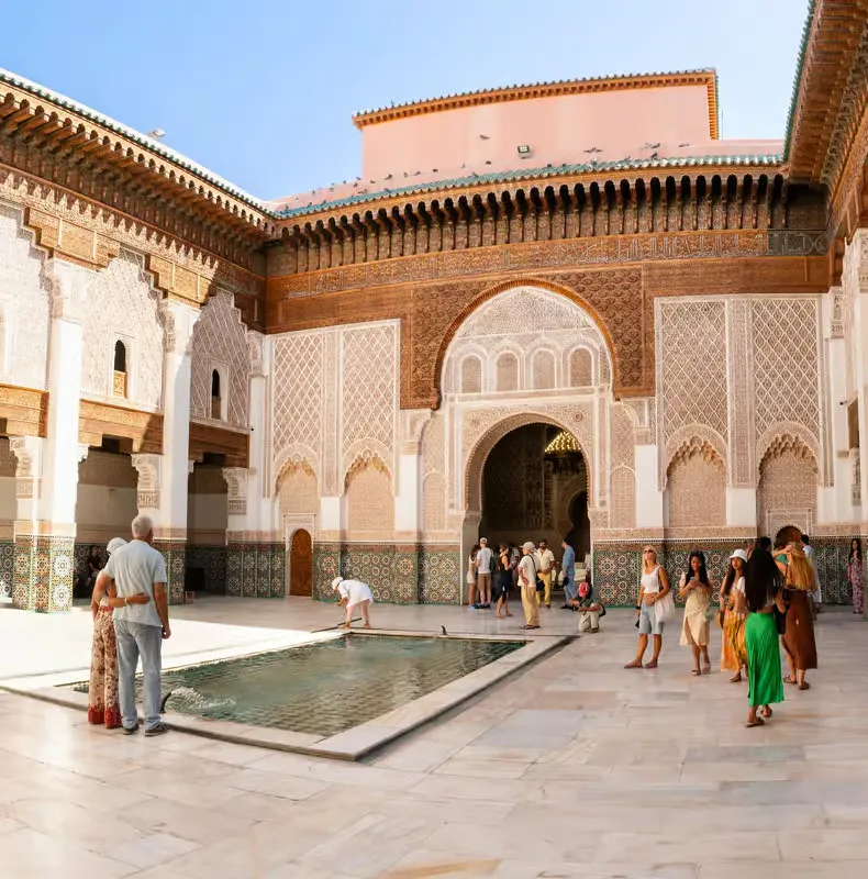 Marrakech historical monuments guided walking tour