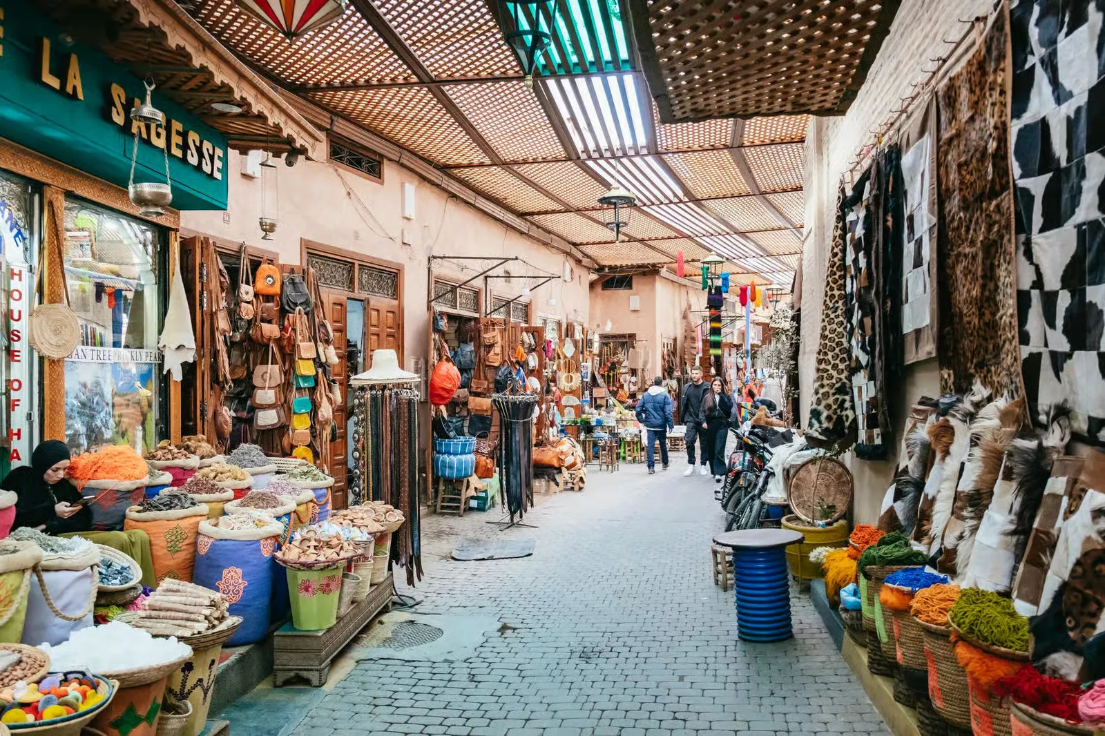 Guided walking tour through Marrakech medina souks